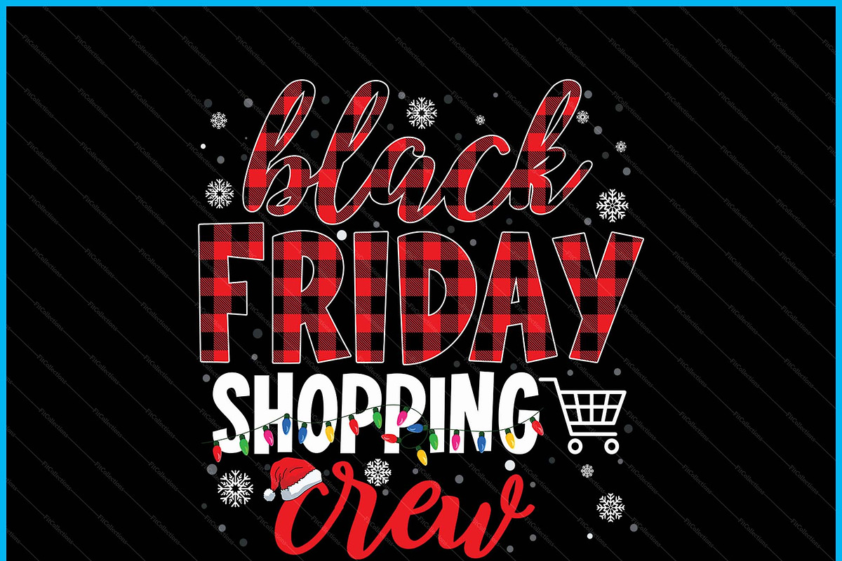 Black Friday Shopping Crew Christmas, a Graphic by Creativeusart (Photo 3 of 4)
