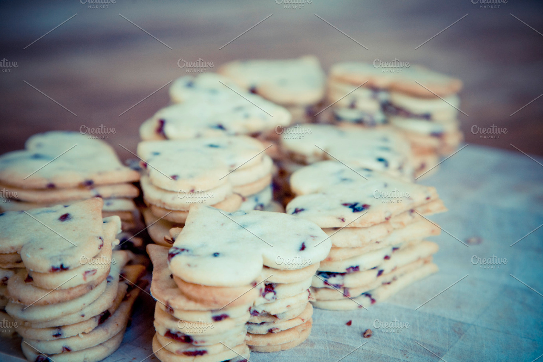 Heart Cookie Stock Photograph