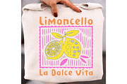 Limoncello La Dolce Vita Lemon PNG, an Illustration by Libby Wishes (Thumbnail 4 of 5)