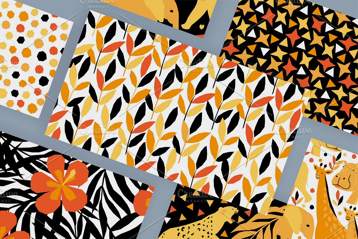 Safari. Kids Pattern Collection, a Pattern Graphic by MarynArts (Photo 8 of 13)