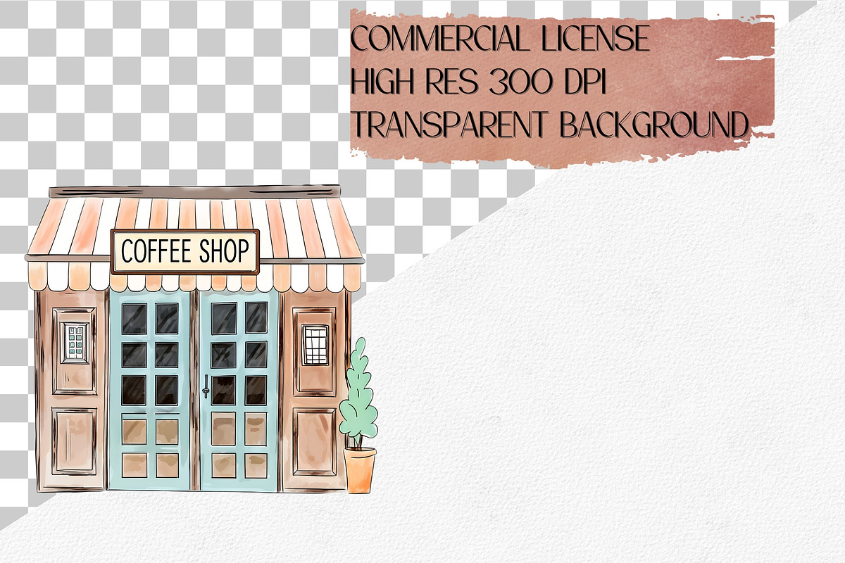 Watercolor Coffee Clipart Set, an Illustration by CropUp Creative (Photo 4 of 4)