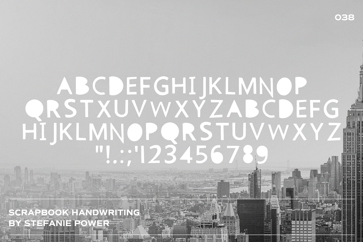 Scrapbook | Handwritten Font, a Script Font by Stefanie Madison (Photo 2 of 2)