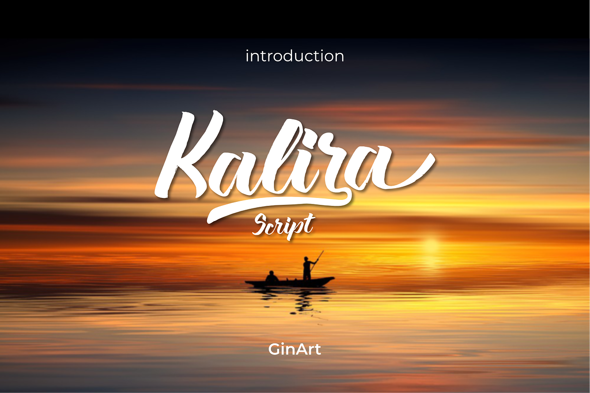 Kalira Script, a Handwritten Font by Ginart (Photo 1 of 9)