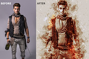 Smoke & Fire Photoshop Action, an Action Add-On by AB-TheDesigner (Thumbnail 2 of 5)