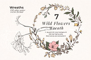 Wild Flowers Botanical Illustration, a Decorative Illustration by Papatongartist (Thumbnail 6 of 14)
