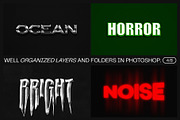 12 Text Effect Templates, a Layer Style Add-On by iDoodle Studio (Thumbnail 4 of 6)