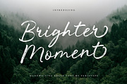 Brighter Moment - Handwriting Brush, a Handwritten Font by Variatype (Thumbnail 1 of 9)