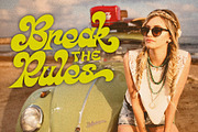 Eiutneck Script, a Script Font by ngene (Thumbnail 7 of 8)