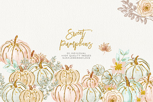Pumpkin Clip Art, an Illustration by Sunflower Day Love