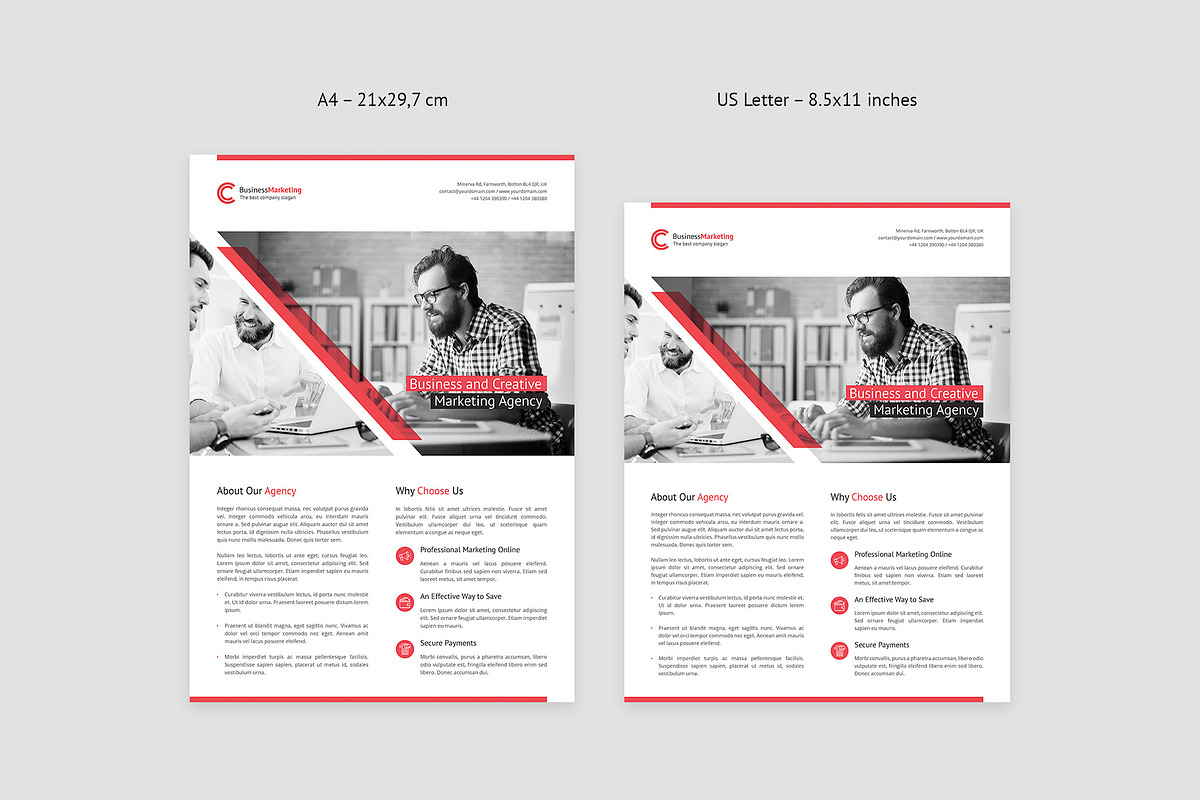 Business Marketing Flyer Template, a Flyer Template by artbart (Photo 7 of 8)