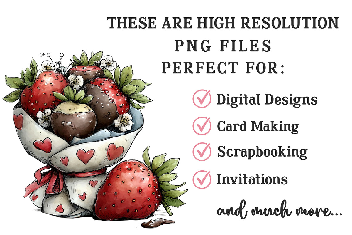 Whimsical Valentine Clipart, an Illustration by OK Design (Photo 6 of 6)