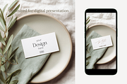 Olive 3.5x2 Place Card Mockup, an Advertising Mockup by Serenefeeling (Thumbnail 5 of 6)