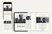 Funeral Program Template Set I Canva, an Invitation Template by The Social Stuff (Thumbnail 6 of 11)