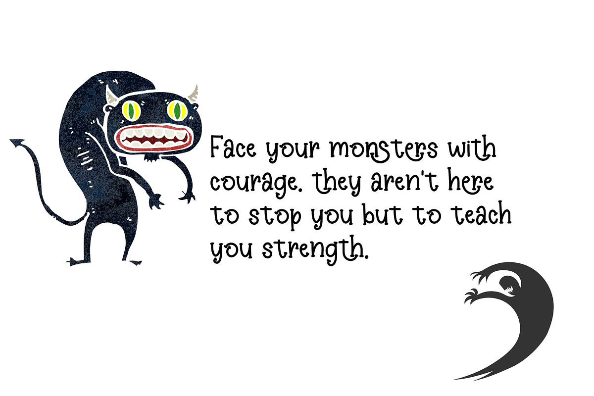 Baby Monster, a Handwritten Font by BearyType Studio (Photo 4 of 5)