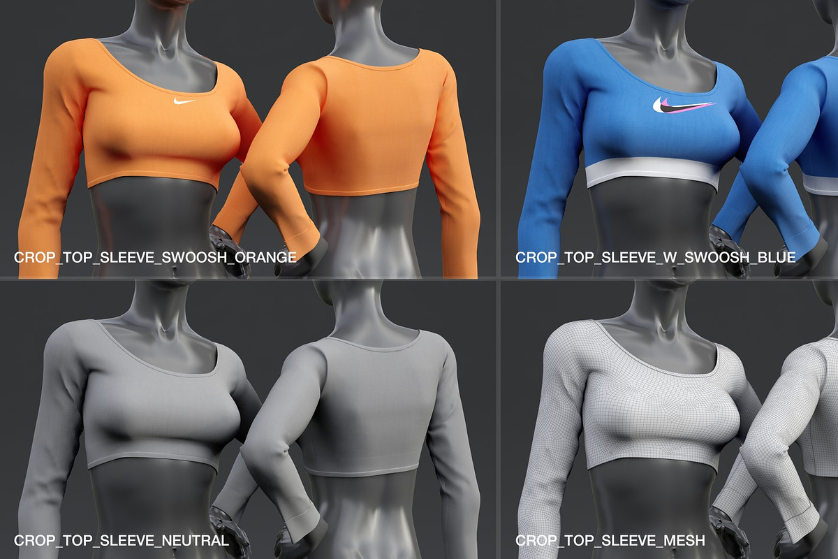 Female mannequin in clothes POSE 1, a Characters & Person 3D Model by mrGarret (Photo 17 of 45)