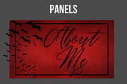 Gothic Bat Animated Stream Package, a Templates & Theme by KatieLearns (Thumbnail 4 of 7)