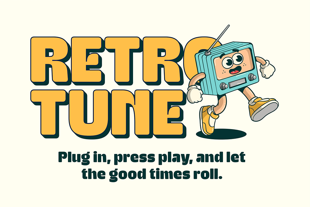 Retro Radio Characters, an Object Graphic by Graptail (Photo 3 of 4)
