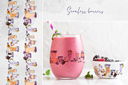 Blueberry smoothies & milkshakes, a Food Illustration by MsFlaffy (Thumbnail 13 of 18)