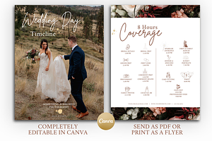 Canva, Wedding Timeline Client Guide