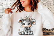 Whimsical Summer Animals Clipart, an Illustration by SinaCreation (Thumbnail 4 of 9)