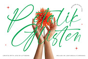 Petalik Glisten Modern Script Font, a Script Font by Letterena Studios Script (Thumbnail 1 of 15)