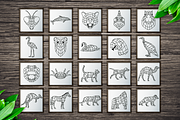 100 Geometric Animals Portraits, a Decorative Illustration by Arshad Ali (Thumbnail 8 of 11)