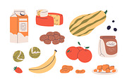 Tasty food, eating products set, a Food Illustration by Good Studio (Thumbnail 2 of 3)