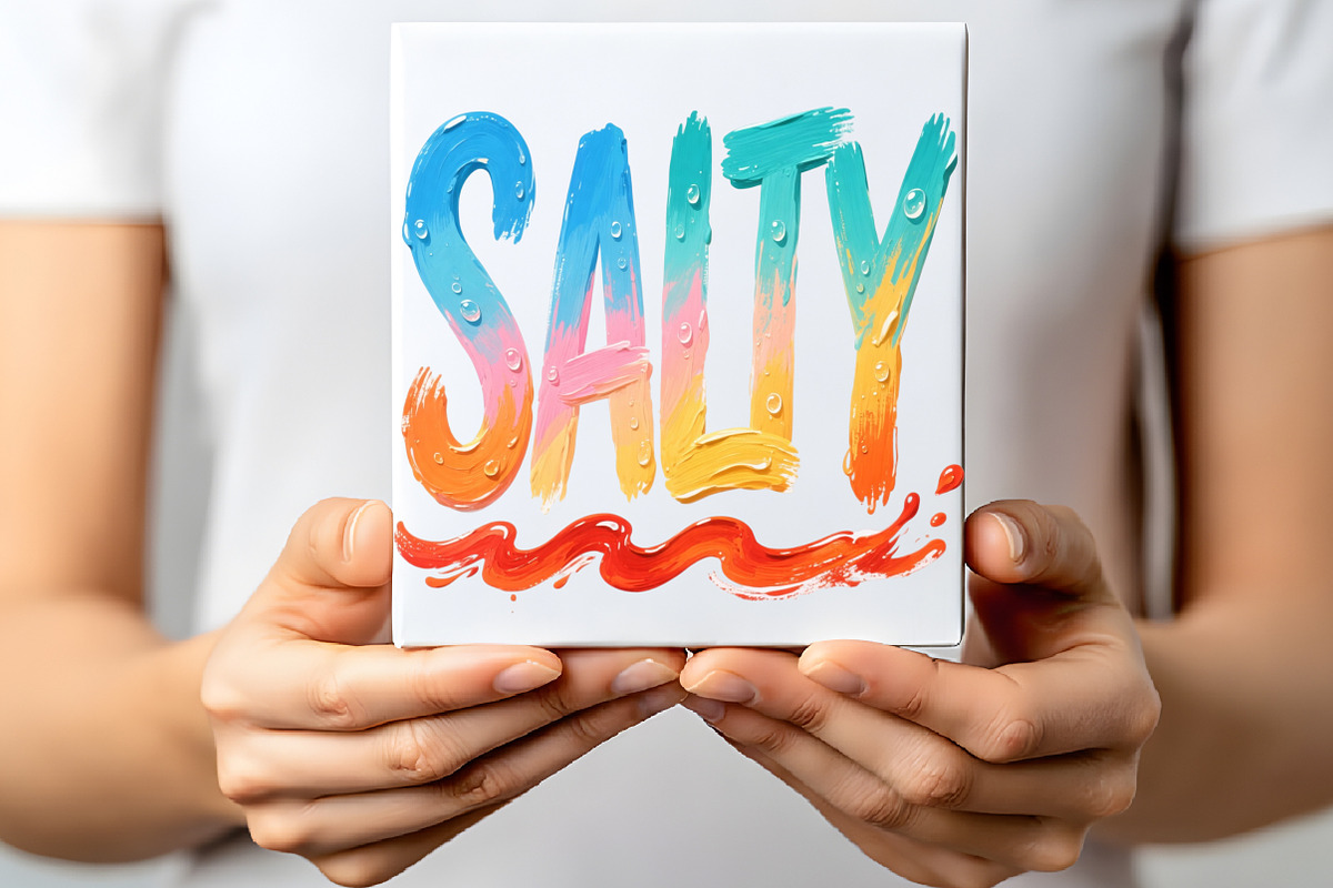 Preppy Painted Salty Beach Shirt, an Illustration by CraftArtStudio (Photo 2 of 4)