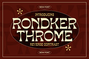 Rondker Throme Reverse Contrast Font, a Serif Font by Storytype Studio (Thumbnail 1 of 15)