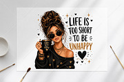 Chic Coffee Girl PNG Clipart PNG, a Seasonal Illustration by Canvas Craft (Thumbnail 6 of 6)