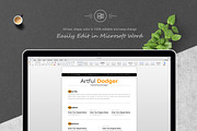 Stylish Resume for Creative Fields, a Resume Template by ResumeInventor (Thumbnail 4 of 5)
