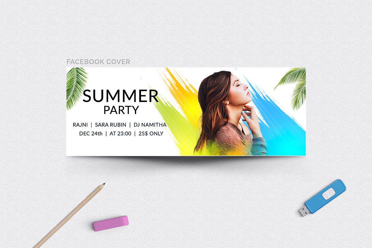Summer Party Flyer, a Flyer Template by Jaisivakumar (Photo 3 of 5)