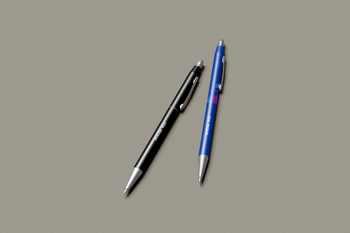 Pen Mockup, a Pens & Pencil Mockup by Pexelcorner (Photo 2 of 9)