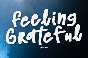 Feeling Grateful - Playful Font