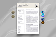 Canva Resume Template, a Resume Template by DesignDevisers (Thumbnail 1 of 10)