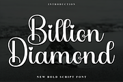 BillionDiamond, a Handwritten Font by FreshTypeINK (Thumbnail 1 of 8)