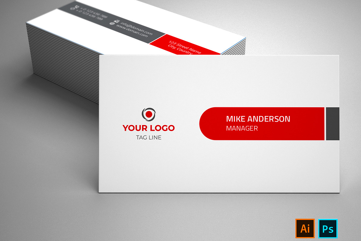 Minimal Business Card Bundle, a Business Card Template by designSultan (Photo 2 of 6)