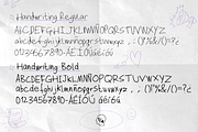 Handwriting Font, a Script Font by Headquarters (Thumbnail 2 of 2)