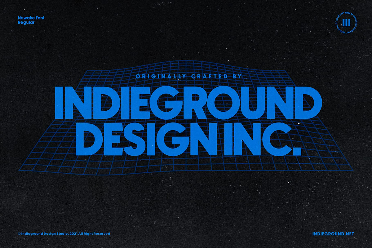 Newake Font, a Sans Serif Font by Indieground Design Inc. (Photo 7 of 8)