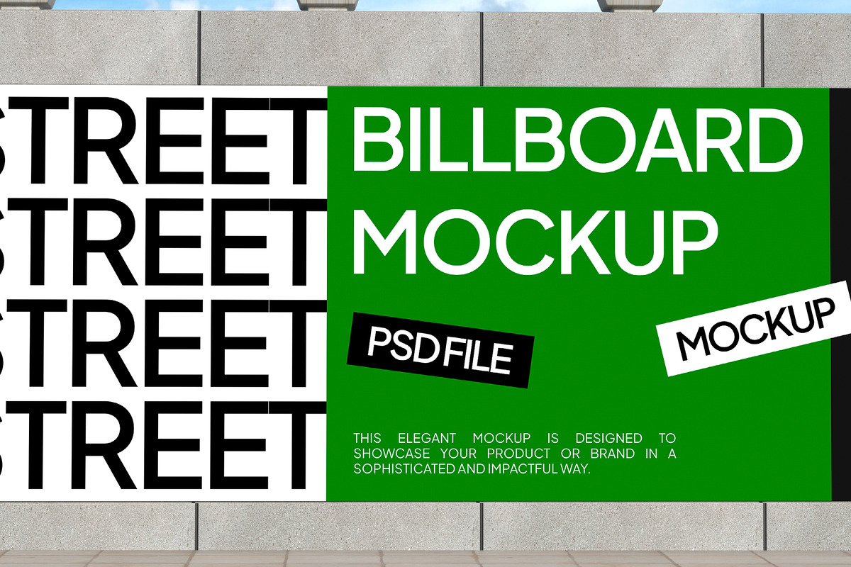 Street Billboard Mockup, an Advertising Mockup by Permadi Creative (Photo 5 of 5)