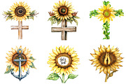 Sunflower Christian Sublimati, a Seasonal Illustration by DreamArtGraphic (Thumbnail 4 of 4)
