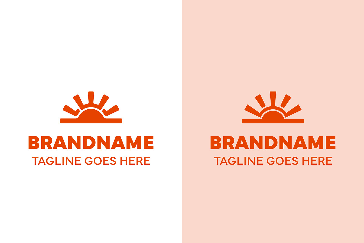 Letter W Sunrise Modern Logo Set, a Branding & Logo Template by Pray Art Design Studio (Photo 1 of 2)