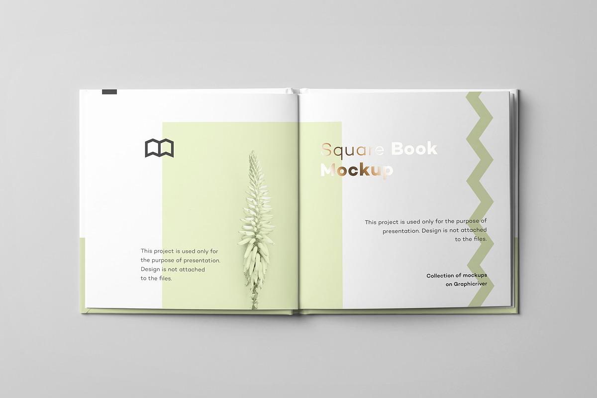Square Book Mock up 2, a Books & Magazine Mockup by Yogurt86 (Photo 15 of 18)