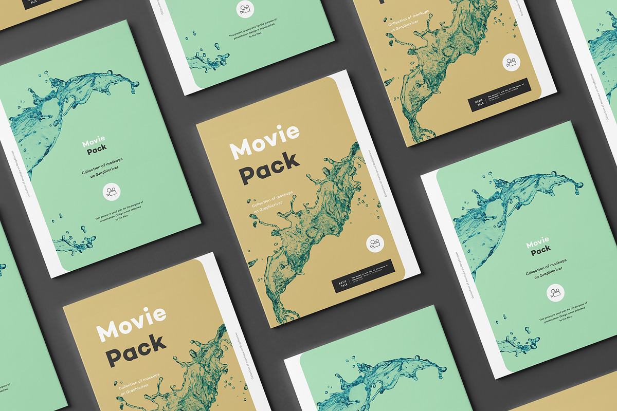 Movie Pack Mockup 1, a Packaging Mockup by Yogurt86 (Photo 12 of 16)