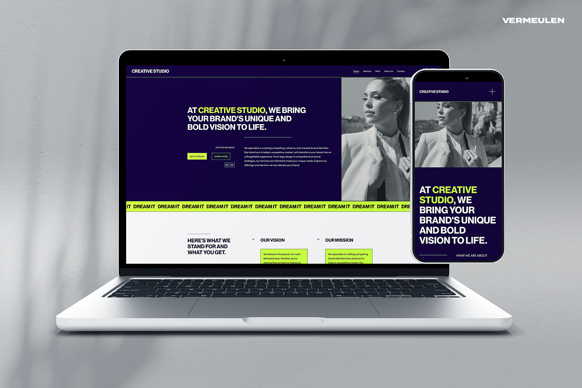 Squarespace Website Template | Bold, a Squarespace Template by Vermeulen Design Studio (Photo 4 of 8)