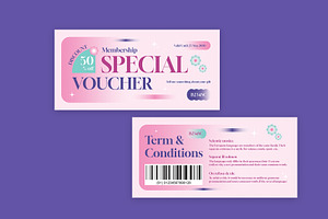 Membership Voucher Y2k Theme