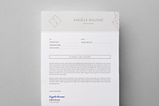 Stylish Resume Template / Angéle, a Resume Template by This Paper Fox (Thumbnail 3 of 5)