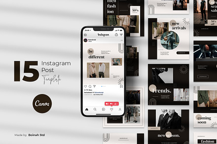 Fashion Instagram Canva Template