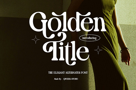 Golden Title - Elegant Vintage Serif, a Serif Font by Qweera Studio