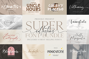 Super Collections Font Bundle